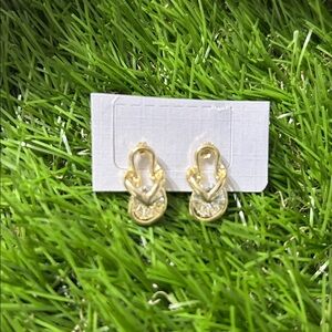 Elegant Gold-Tone Knot Earrings